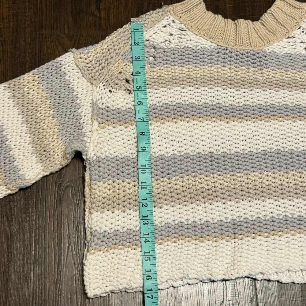 Free People Devon Gravity Combo Long Sleeve‎ Sweater Size Small Women